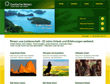 Tablet Screenshot of exotische-reisen.de